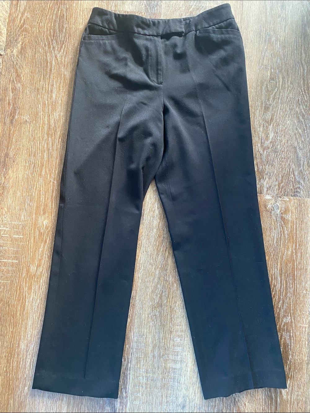 Rafaella Black Classic Straight Dress Pants